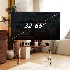In acciaio inox carrello TV mobile piano TV Stand con ruote adatto per <span class=keywords><strong>32</strong></span> a 65 <span class=keywords><strong>pollici</strong></span> - Product Image 1