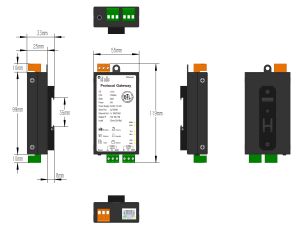 Sunfull MOD1002-ARM Modbus BACnet ไปยัง Modbus RTU/TCP <span class=keywords><strong>OPC</strong></span> UA ระบบรวบรวมข้อมูล PLC ระบบอัตโนมัติอาคาร ระบบอัตโนมัติอุตสาหกรรม - Product Image 6