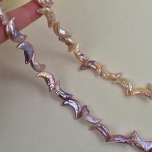 Perles de lune violettes Zhuji DIY, 8-18 mm, imitation perle d'eau douce baroque naturelle, perles lâches, style baroque magnifique - Product Image 2