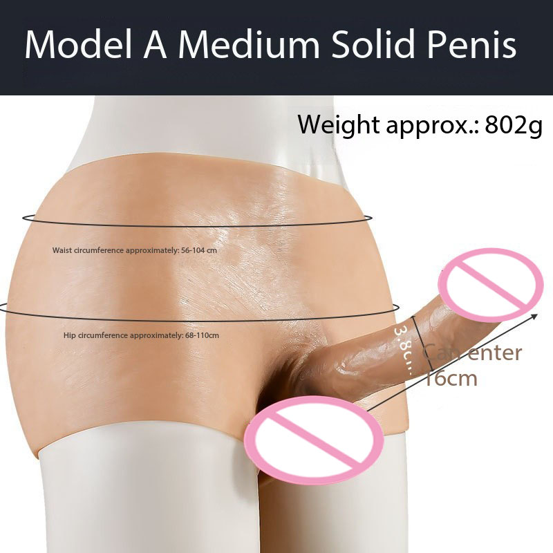 Skin-Medium-sized solid penis