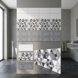 Popular marca Vistaar 12x24 esmalte digital 30x60cm azulejos interiores de cerámica 300x600mm azulejos de pared mayorista precio barato en Foshan - Product Image 4