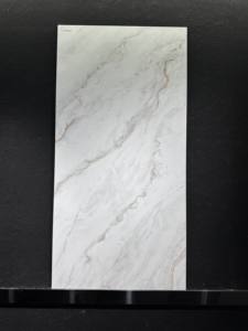 Carreaux de céramique pour salon et chambre à coucher, 600x1200 mm, texture marbre, sol intérieur, carreaux émaillés, finition brillante douce, blanc <span class=keywords><strong>gris</strong></span> - Product Image 1