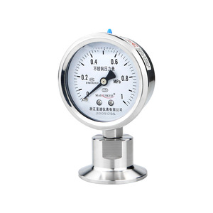 Manomètre à diaphragme YTP60BF en acier inoxydable, type à pince, 50,5 38 mm, applications alimentaires - Product Image 4