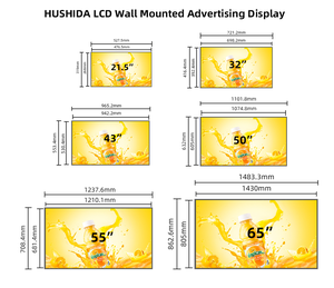 32 43 50 55 65 Inch 2K 4K Screen Indoor Wall Mounted <strong>Android</strong> Video Player Lcd Advertising <strong>Display</strong> Monitor Digital Signage - Product Image 5
