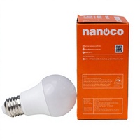 Ampoule LED A19 9W 3000lm 3500K E27 non dimmable AC 220V PVC certifiée Energy Star CRI 80 résidentielle 2 ans de garantie du fabricant vietnamien