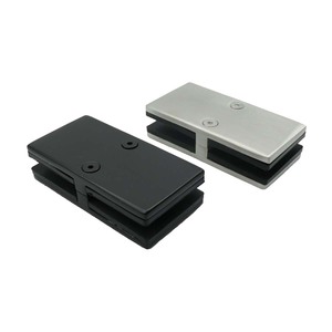 Zd thép không gỉ 316 2205 cầu thang kính lan can 180 độ phẳng kẹp nối - Product Image 4