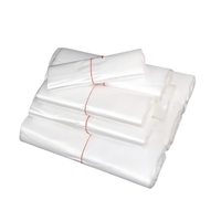 Sacs de courses en plastique transparent recyclables en PEHD avec poignées pour supermarchés