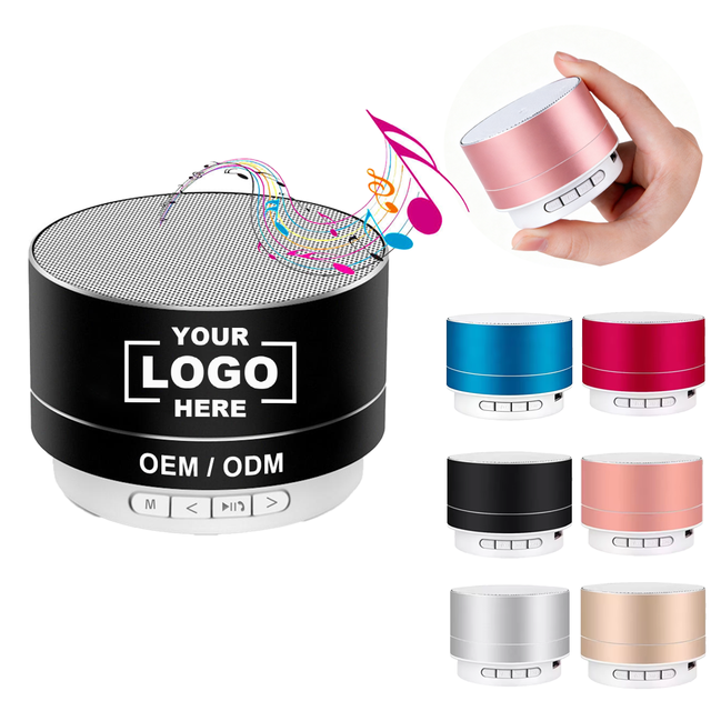 Custom Logo Portable Bluetooth Speaker Wireless Bass Mini-Beamer Promotional Wireless Car Audio Sound Equipment Support USB