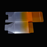 Boîtes en plastique pliables jetables recyclables en PET, PP, PVC imprimées en couleur, emballage de boîtes cadeaux avec logo personnalisé, vernissage, gaufrage