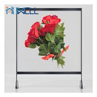 Pantalla de película LED transparente flexible P5 para pantallas Publicidad Video Walls Señalización digital Uso de medios versátiles