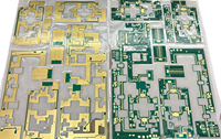 Service de fabrication de circuits imprimés haute fréquence pour Rogers RT/duroid5880 avec une épaisseur de 0,508 mm et une finition de surface en or par immersion