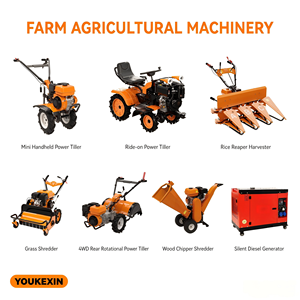 Tractor de un solo asiento giratorio marca YKX, minitractor de 4 ruedas para labranza profunda, herramienta agrícola para preparación del suelo en granjas. - Product Image 5