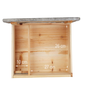 Casetta per Ricciole in Legno Impermeabile e Resistente alle Intemperie per l'Ibernazione <span class=keywords><strong>Invernale</strong></span> - Product Image 4