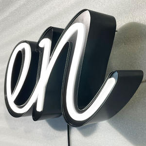 Cosun Faux Enseigne Au Néon Illuminée LED Lettre Signe <span class=keywords><strong>Blanc</strong></span> <span class=keywords><strong>Rouge</strong></span> Rose Lumière pour Mariage Maison Magasin Utilisation Extérieure - Product Image 2