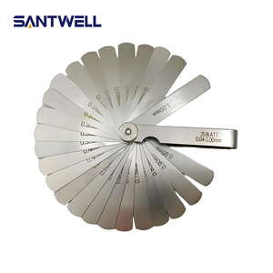 Wholesale OEM SANTWELL Brand <b>Feeler</b> <b>Gauge</b> <b>Set</b> 10-32 Blades 75-300mm Stainless Steel Industrial Mechanical Engineering Industrial - Product Image 3