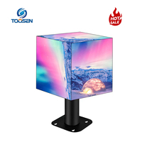 Personalizzato ad alta risoluzione P2.5 P3 P4 cubo interno Display a LED impermeabile IP65 pubblicità Multi-lato per supermercati al dettaglio