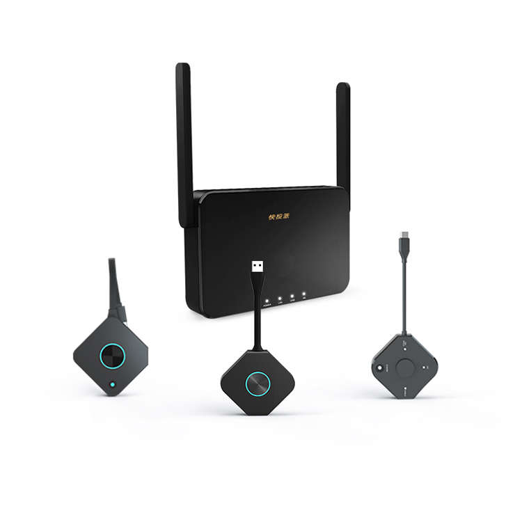 Yüksek kaliteli kablosuz sunum sistemi Airplay Miracast ses Video verici Dongle gönderen Tx Rx Switcher alıcı