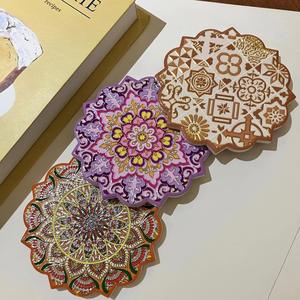 Posavasos de Cerámica con <span class=keywords><strong>Mosaico</strong></span> Español Moderno y Ecológico, Venta al por Mayor, Impresión UV, para Sublimación - Product Image 3