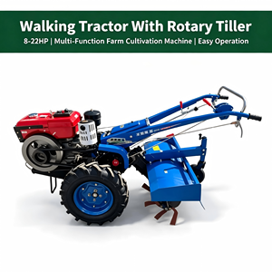 Brand New Electric Start 2WD Automatic <b>Walk</b> Behind Tractor with Engine 15-20HP for Agriculture Farm Use - Product Image 1