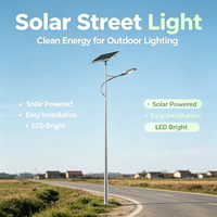 Lampe Intelligente Hybride Éolienne et Solaire Intégrée pour Route et Extérieur YD-TYN-11