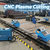 Machine de découpe plasma CNC portable 1530, mini découpeuse plasma à flamme, équipement de découpe de plaques d'acier de 0 à 20 mm