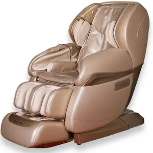 Cadeira massageadora luxuosa multifunção elétrica 4d, corpo inteiro, zero gravidade