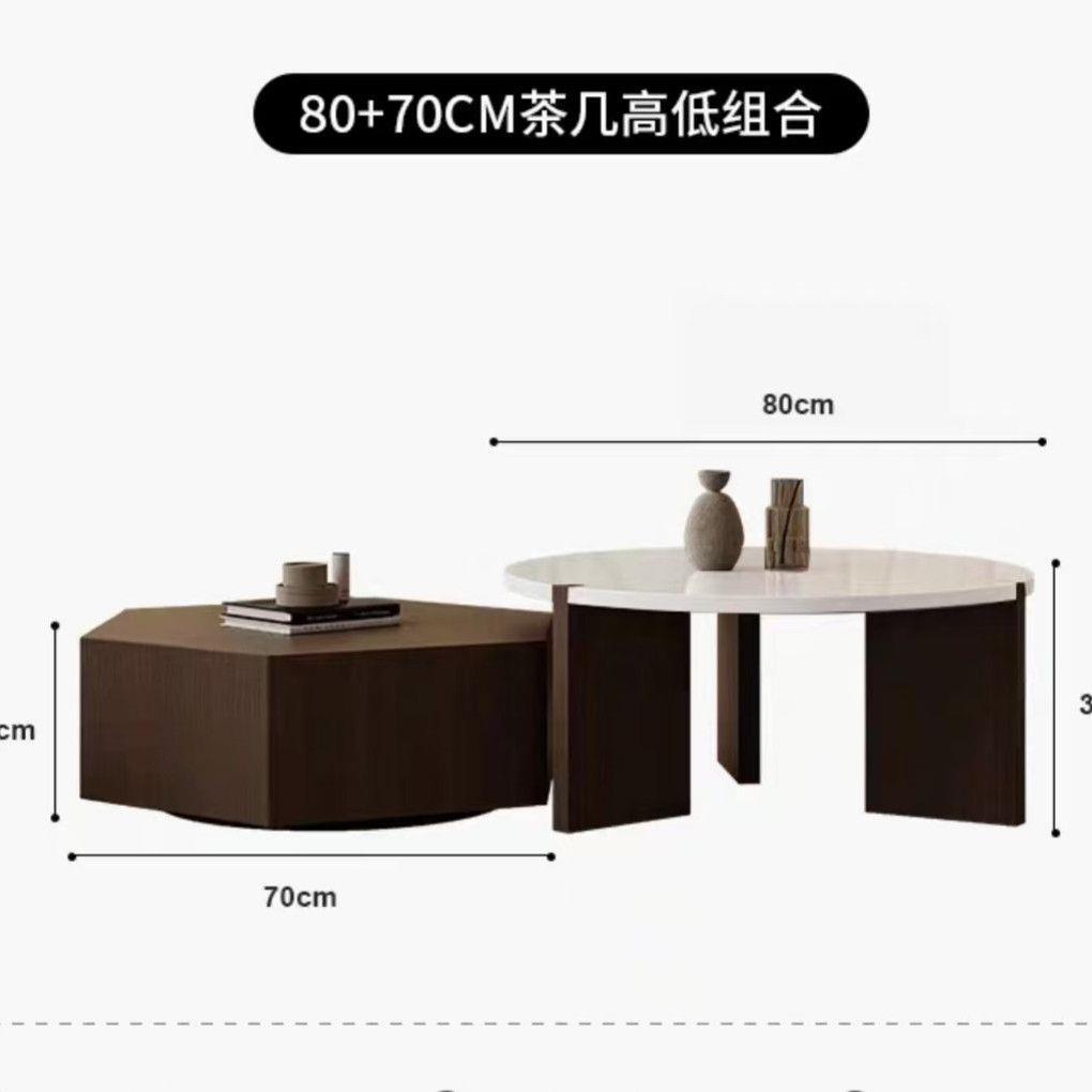 Table d'appoint 80 cm, table basse 70 cm [Combinaison de tailles]