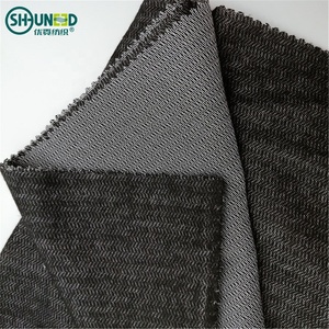 OEKO 55% Polyester 45% <span class=keywords><strong>Viscose</strong></span> 140gsm Chải Dệt Interlining Nóng Chảy Cho Phù Hợp Với - Product Image 5