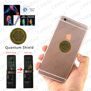 Pegatina Personalizada con Diseño de Flor de la Vida, Escudo Cuántico Anti-Radiación, 2472 Iones Negativos, Fuente de Infrarrojos Lejanos, Fabricante OEM, Venta al Por Mayor - Product Image 4