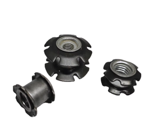 Conector <span class=keywords><strong>de</strong></span> tubo roscado <span class=keywords><strong>de</strong></span> doble capa, tuerca <span class=keywords><strong>de</strong></span> estrella para bicicleta <span class=keywords><strong>de</strong></span> montaña y carretera - Product Image 1