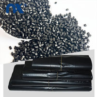 Granulés de Masterbatch PET Noir Haute Brillance Qualité Alimentaire Qualité Film Fibres Haute Fluidité Résistance aux UV pour Moulage par Injection