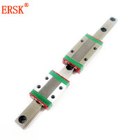 Rail linéaire miniature 1 pièce MGN7 avec bloc coulissant à roulement MGN7C / MGN7H Blocs coulissants de haute qualité à bas prix
