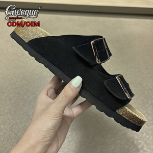 Sandalias <span class=keywords><strong>Birkenstock</strong></span> Unisex de Gran Tamaño, de Doble Hebilla, con Suela Suave y Punta Abierta para <span class=keywords><strong>Hombre</strong></span> y Mujer, Cómodas para Exteriores - Product Image 3