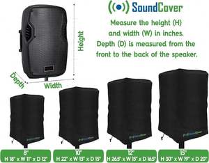 Funda Protectora para Altavoz, Muestra Gratuita, 1800D, Fundas Exteriores Resistentes para Altavoces PA, para Altavoces Bluetooth Portátiles - Product Image 5