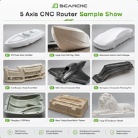 Máquina Fresadora CNC de 5 Ejes para Tallado de Moldes de Esculturas de Gran Formato, para Espuma y Madera en 3D