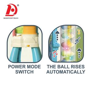 Dinosaurio eléctrico giratorio escalera Castillo interactivo Catch Ball comer frijol máquina niños plástico <span class=keywords><strong>juego</strong></span> de mesa juguete para niños - Product Image 4