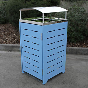 Grote Outdoor 100l 120l 240l Metalen Wiel Vuilnisbak Opslag Staande Structuur Voor Plastic Vuilnisbakken - Product Image 4