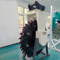 Grande machine de creusement de fossés et de canaux sur chenilles avec moteur et boîte de vitesses - Haute puissance de creusement, garantie 1 an pour l'irrigation et le drainage agricoles