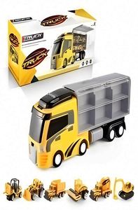 Mini-Excavatrice de Course en Métal Moulé Sous Pression, Voiture Tout-Terrain Jouet pour Enfants, Miniature Chase Boy, Roues en Fer, Voiture Jouet Dinosaure Hot Wheels pour Enfants - Product Image 6