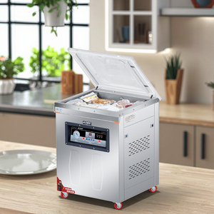 Large Chamber Automatic Electric Home Vacuum Food Sealer Machine Single Fish Plastic <b>Bags</b> Film Pouches Paper Material Used - Product Image 1