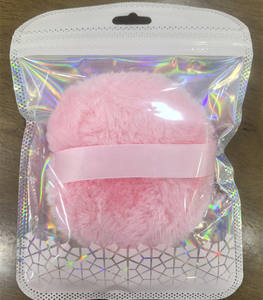 Esponja de maquillaje lavable súper suave para uso doméstico, esponja de polvo seco de terciopelo largo redondo para uso doméstico - Product Image 6