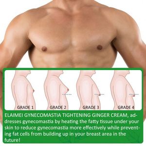 Crema Reafirmante Orgánica de Jengibre ELAIMEI, Crema Reductora de Senos para Tratar la Ginecomastia en Hombres - Product Image 4
