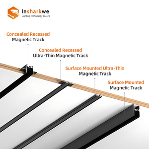 Rail d'éclairage <span class=keywords><strong>LED</strong></span> intelligent moderne en aluminium 6mm système DC48V à puce Cob ultra-mince et mince 6000K pour ceinture tissée à la maison pour le salon - Product Image 2