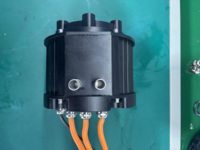 Moteur DC 55KW pour Vélo Tout-Terrain, 96V 144V 300V 15000RPM, Moteur Brushless pour Propulseur Sous-Marin, Paddleboard, ROV, VTT, UTV