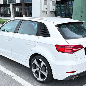 Audi A3 S3 8V Hatchback Window Louver Decals Piano Black Carbon Fiber Texture Adhesive Body Stickers 2014-2020 - Product Image 2