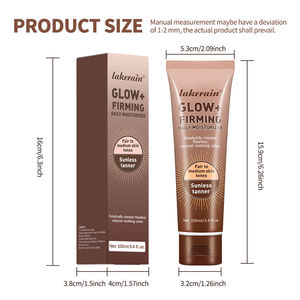 Lakerain, 100ml, reafirmante brillante, humectante diario, cara corporal, bronceado sin sol Gradual, elasticidad nutritiva, mejora el bronceador sin sol - Product Image 4