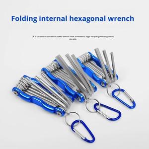 Folding Flat Head Hex <strong>Key</strong> <strong>Set</strong> Torx Bits Chrome Vanadium Steel Imperial Measurement Other <strong>Torque</strong> Capacity Cushioned Bag Handle - Product Image 2
