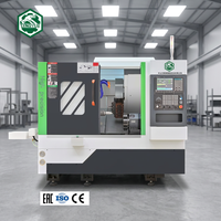 Tour CNC à banc incliné haute précision CK46B Y4+4 avec outils motorisés, course de 970 mm, pour tournage et fraisage