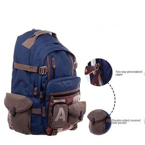 Sac à dos pour ordinateur portable de luxe personnalisé en gros, imperméable, <span class=keywords><strong>Marvel</strong></span> Superhero 4 Captain <span class=keywords><strong>Marvel</strong></span>, unisexe, capacité 25L, sac d'école pour étudiants - Product Image 3
