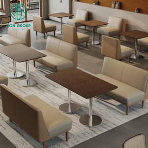 Mobili commerciali Coffee Shop sofà all'ingrosso ristorante ristorante e divano personalizzato colore & dimensione - Product Image 4